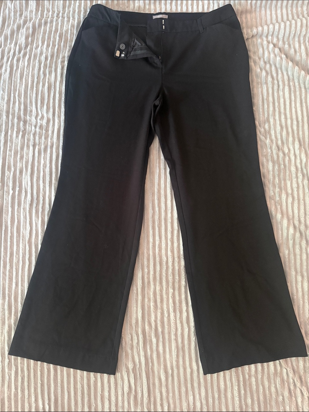 Maurices Black Boot-Cut Pull-On Pants